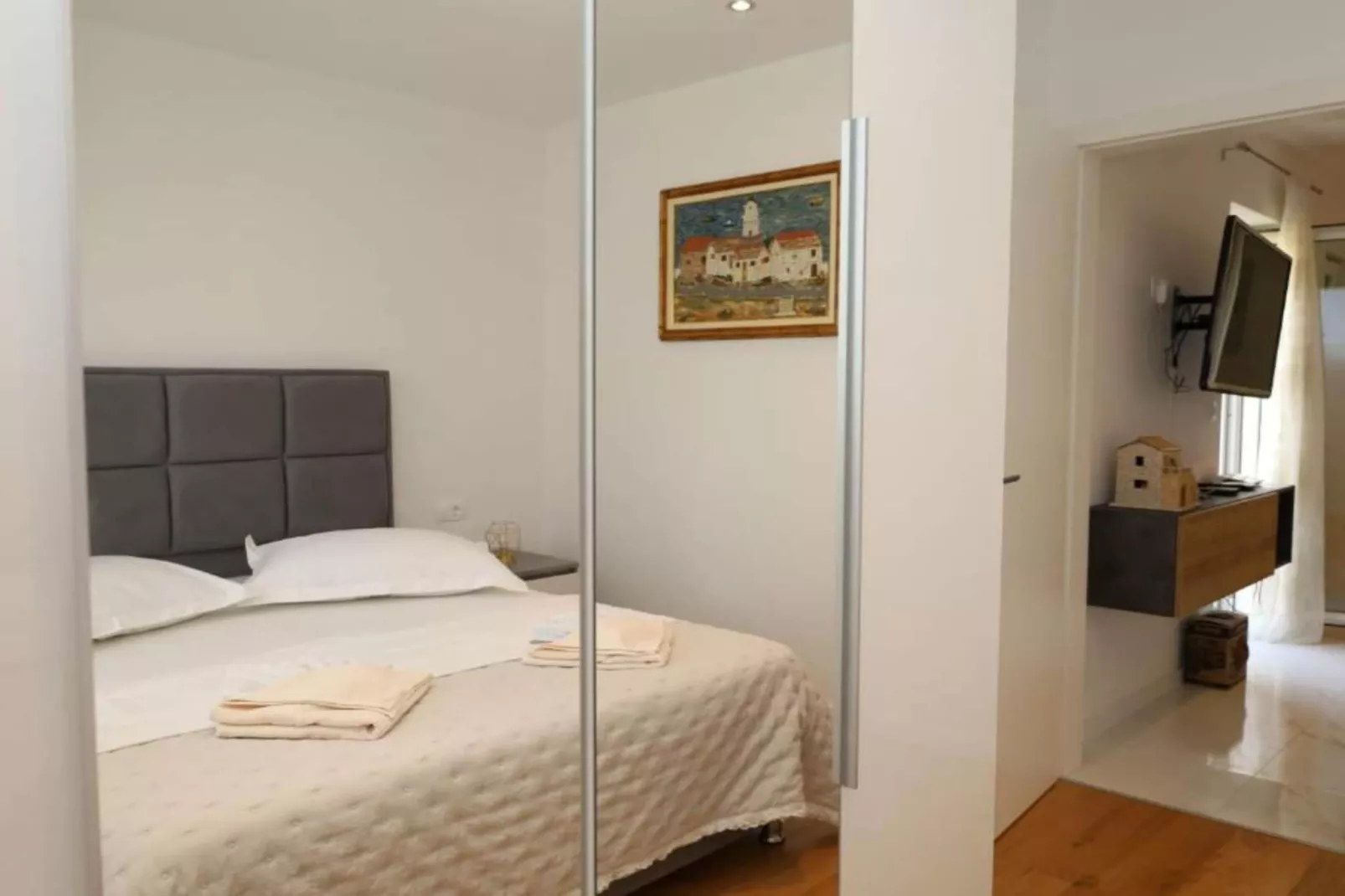 Dalmata D - Two Bedroom Apartment with Terrace-Slaapkamer