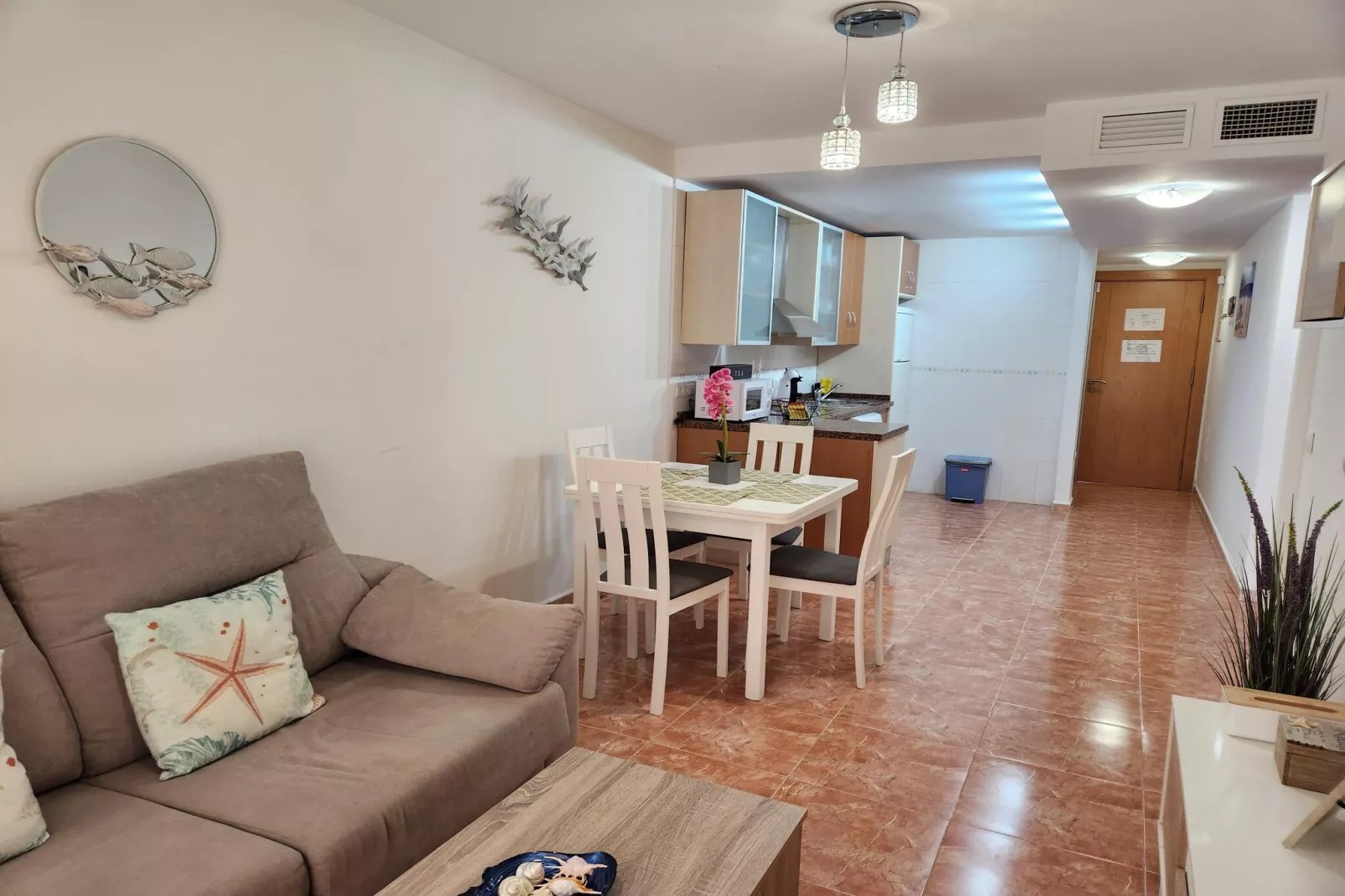 CT 340 AL - Gardenapartment - Paraiso de Vera-Eetkamer