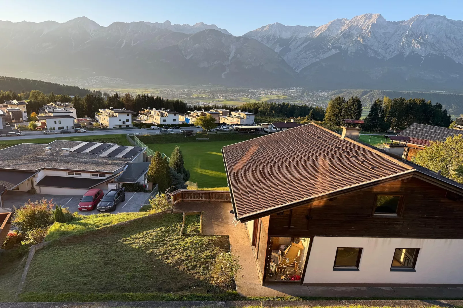 Alpenchalet Berggold-Uitzicht zomer