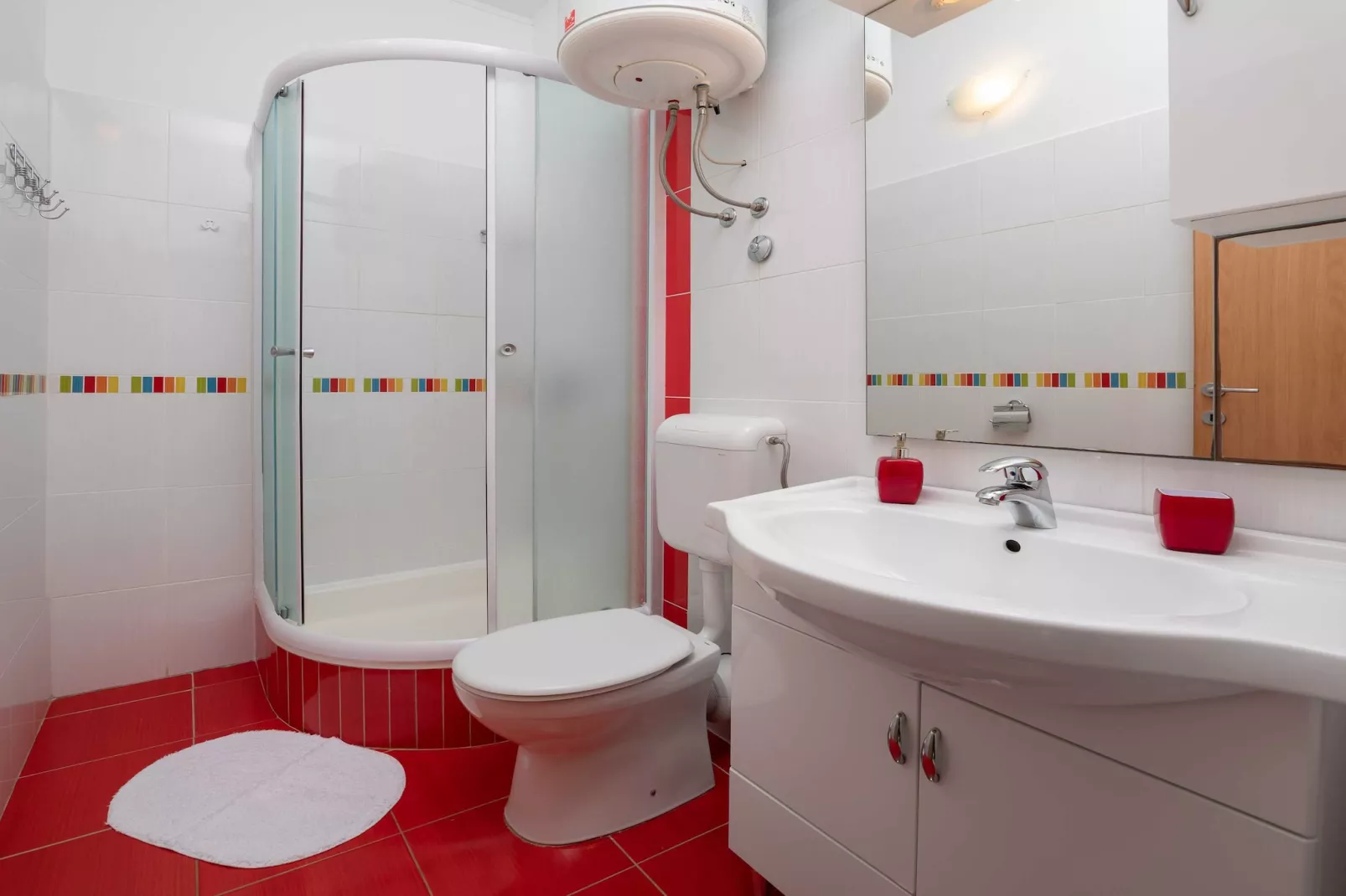 Apartment Bella Vista - Three Bedroom Apartment with Terrace  and Sea View(A6)-Badkamer