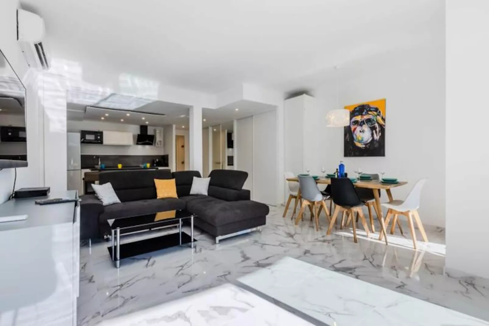 Résidence 90m2 Sur La Croisette Avec Terrasse & Vue Mer-Niet-getagd