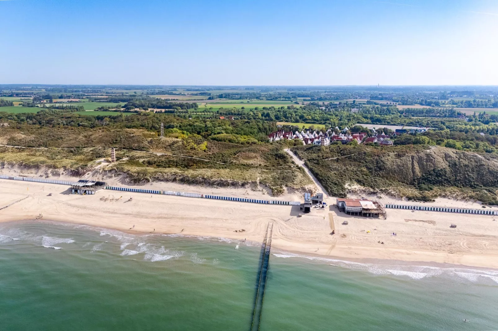 Appartement Duinhof Dishoek 13M - 6 personen de luxe-Gebieden zomer 1km