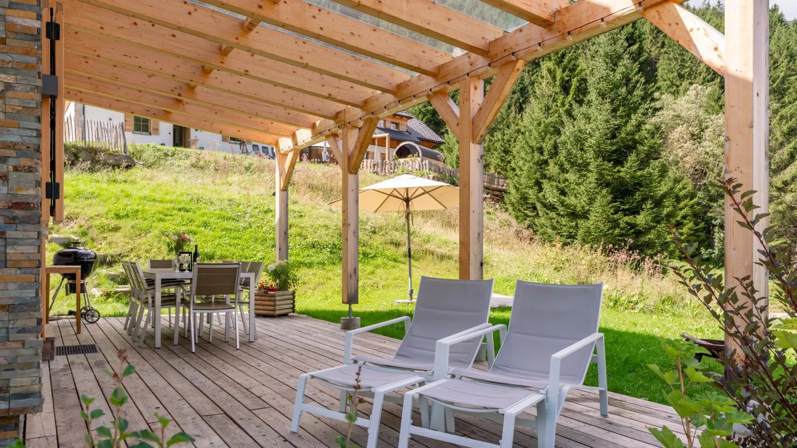 Chalet Amsel-Terrasbalkon