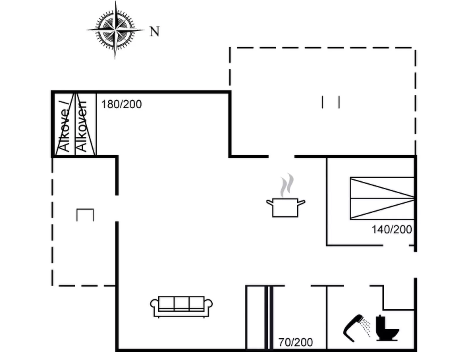 "Sonya" - 1km from the sea-Binnen