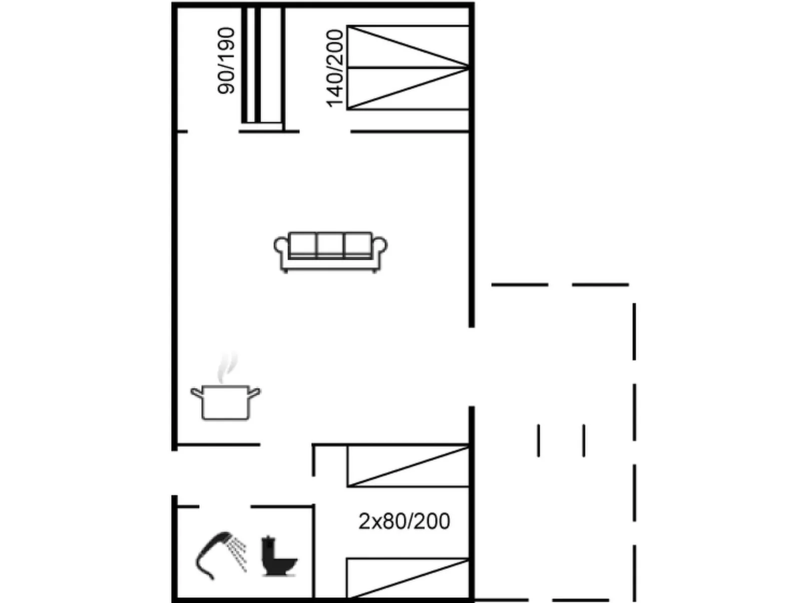 "Oisin" - 150m from the sea-Binnen