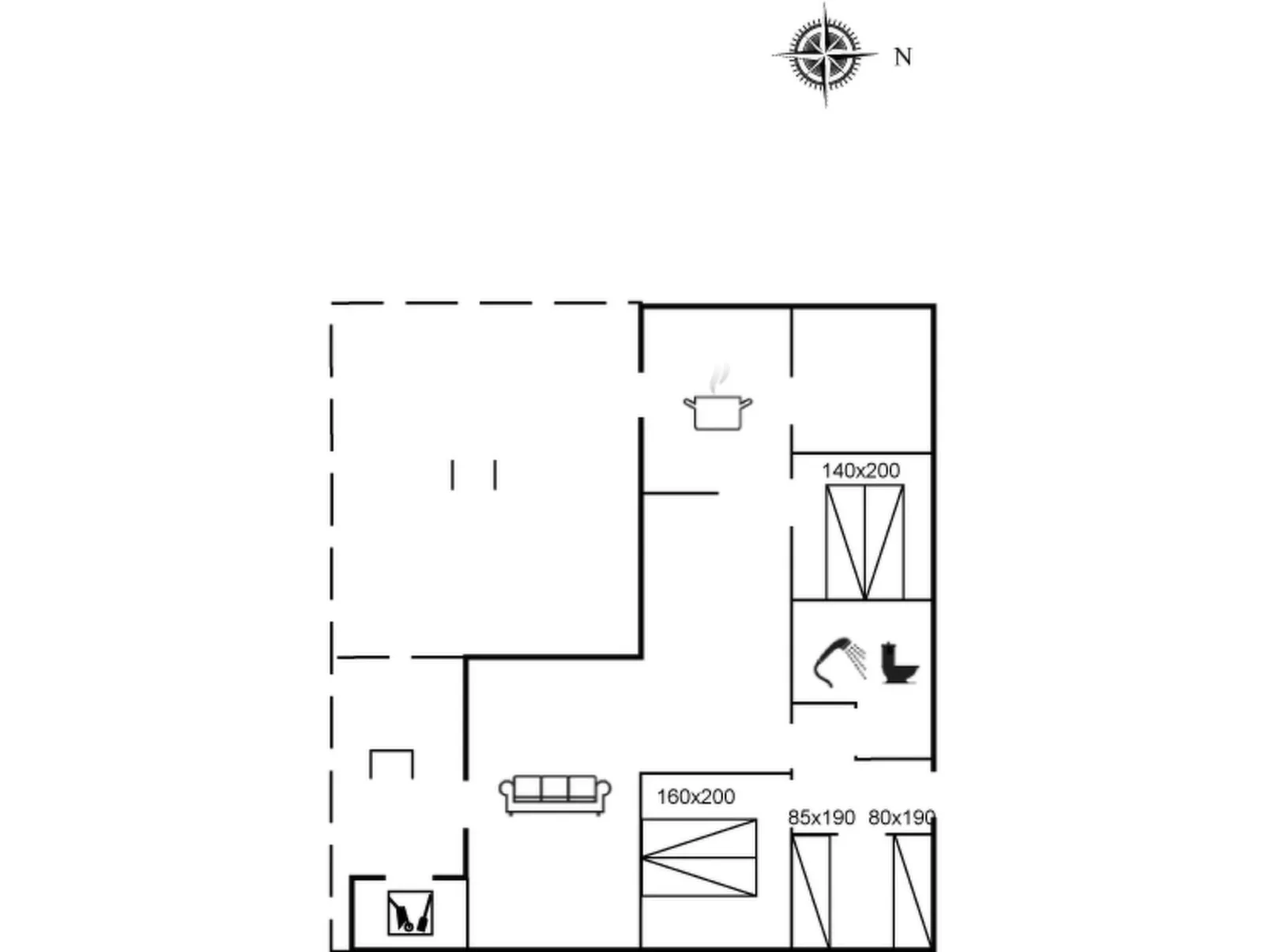 "Steffen" - 450m to the fjord-Binnen