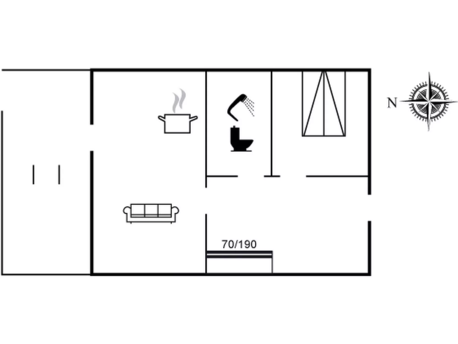 "Urmas" - 1km from the sea-Binnen