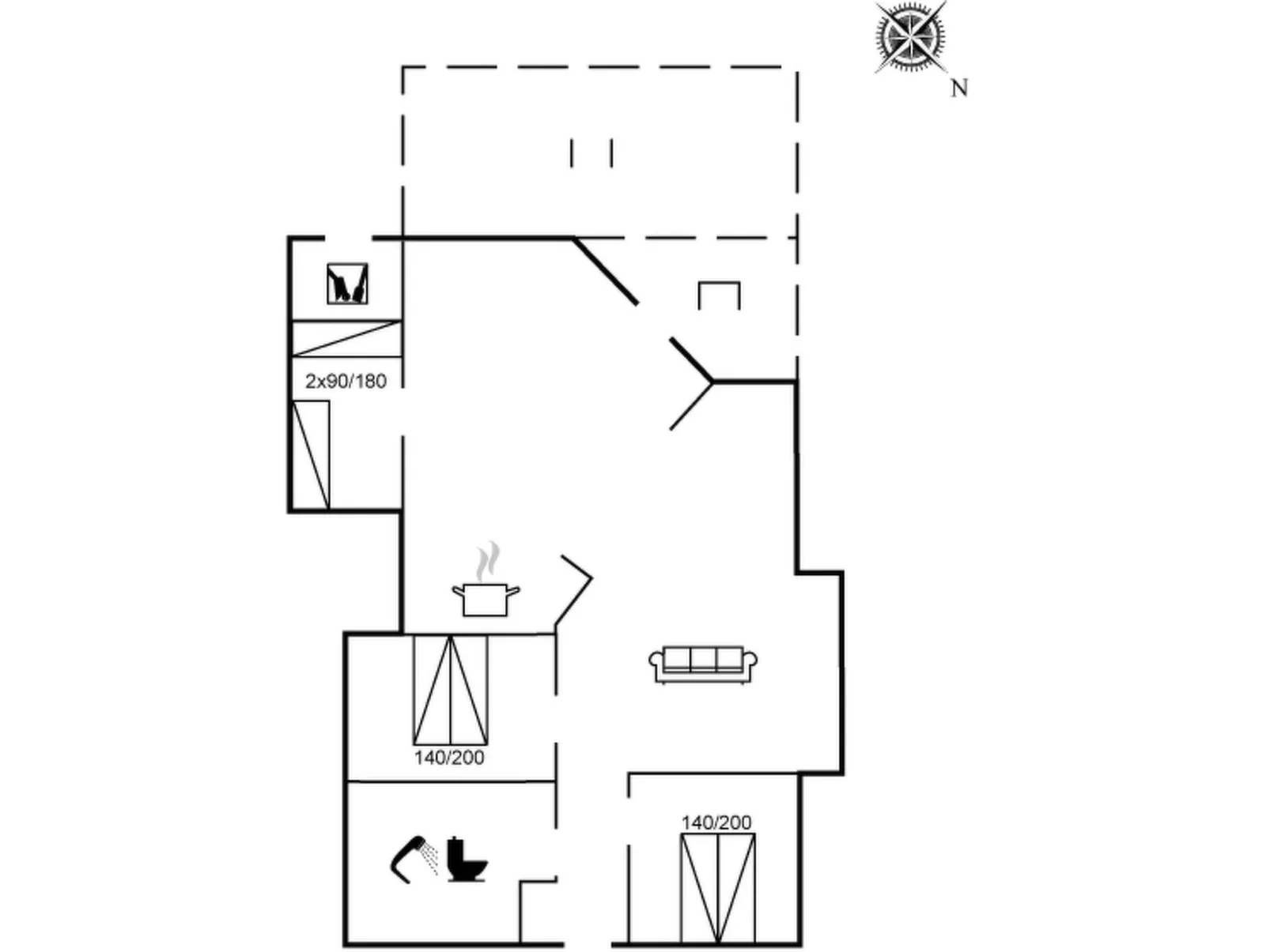 "Danika" - 800m from the sea-Binnen