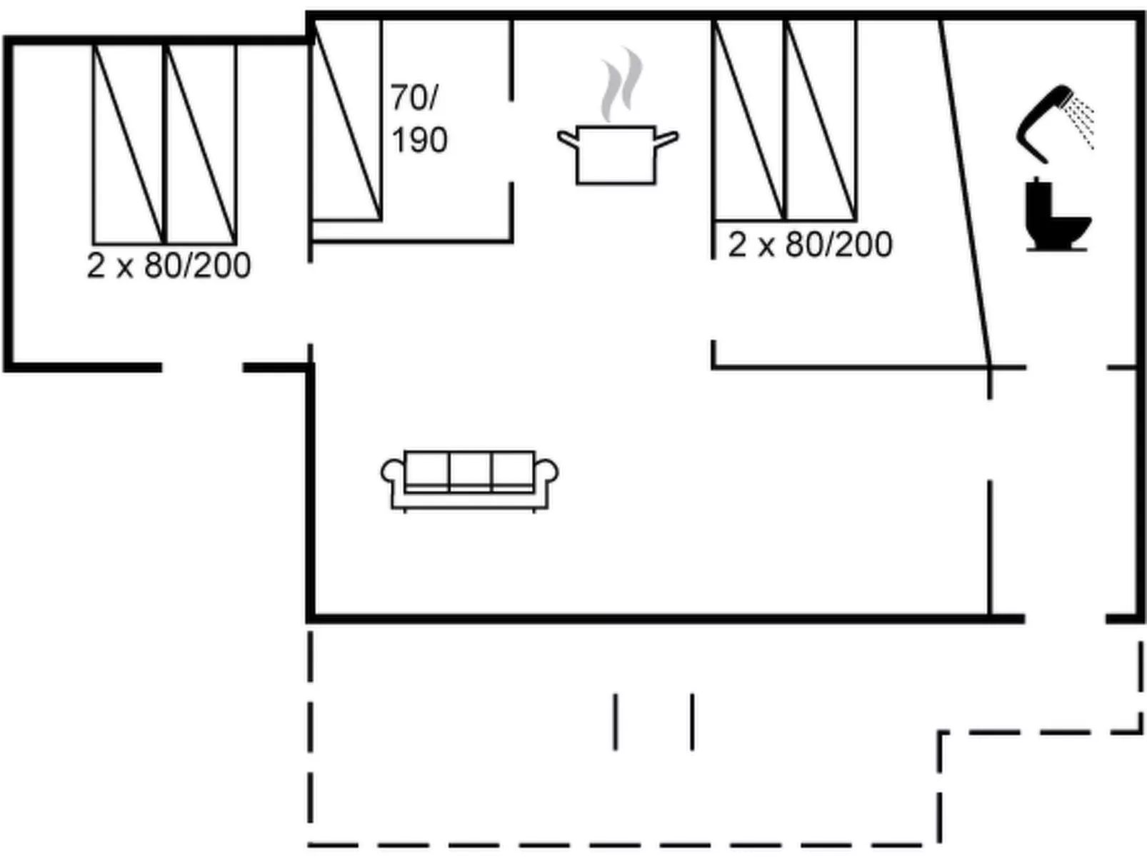 "Evert" - 250m from the sea-Binnen