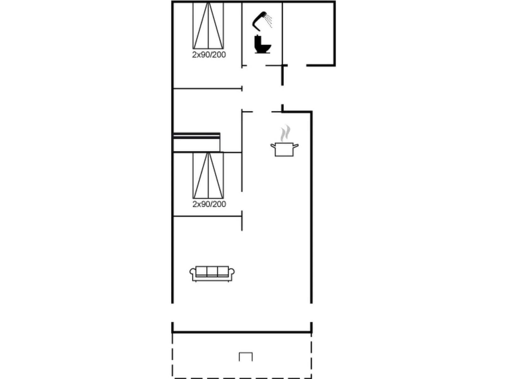 "Kyllikki" - 300m to the fjord-Binnen
