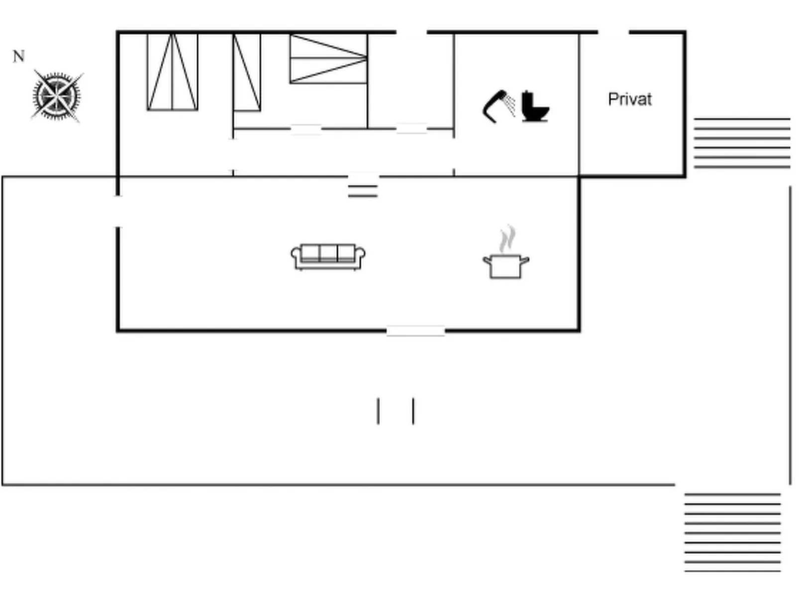 "Gise" - 800m from the sea-Binnen