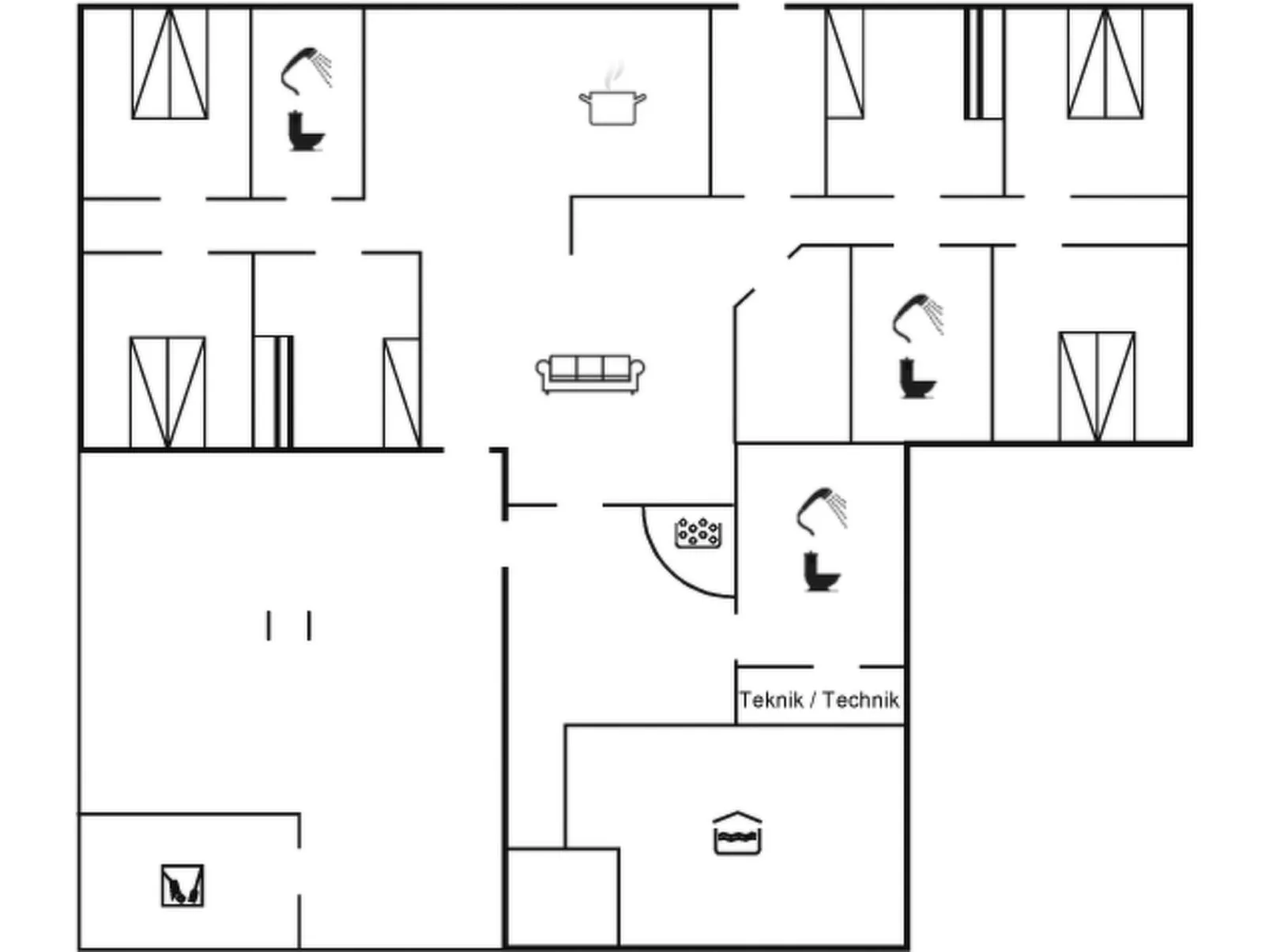 "Ulf" - 2km from the sea-Binnen
