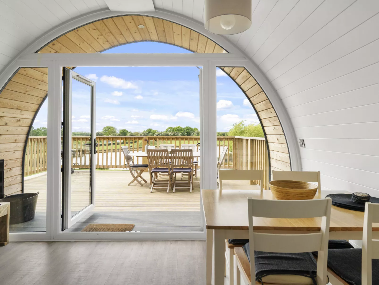 The Highland Camping Pod-Binnen