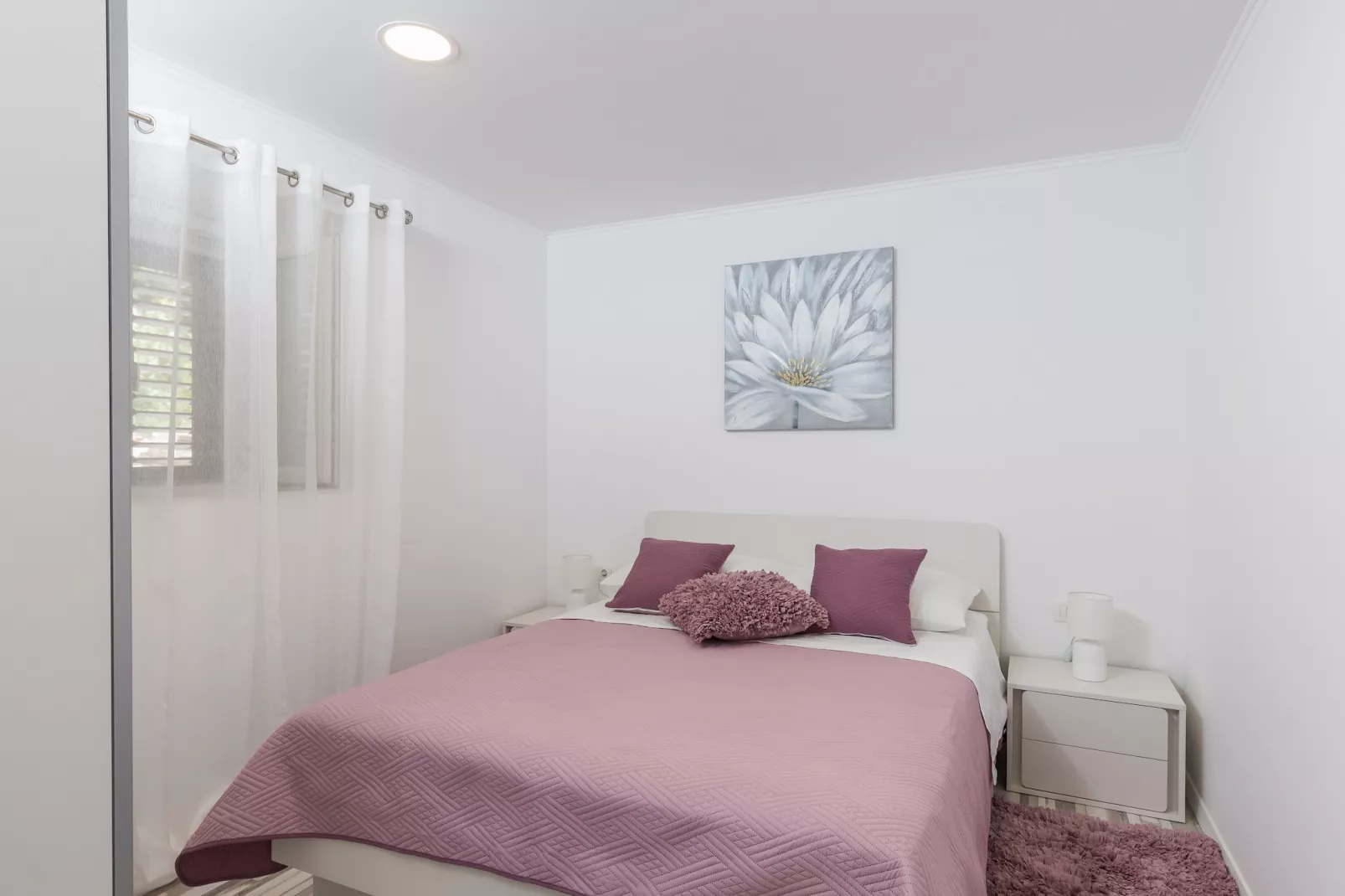 Holiday Home Monika - Two Bedroom Holiday Home with Terrace and Sea View-Slaapkamer