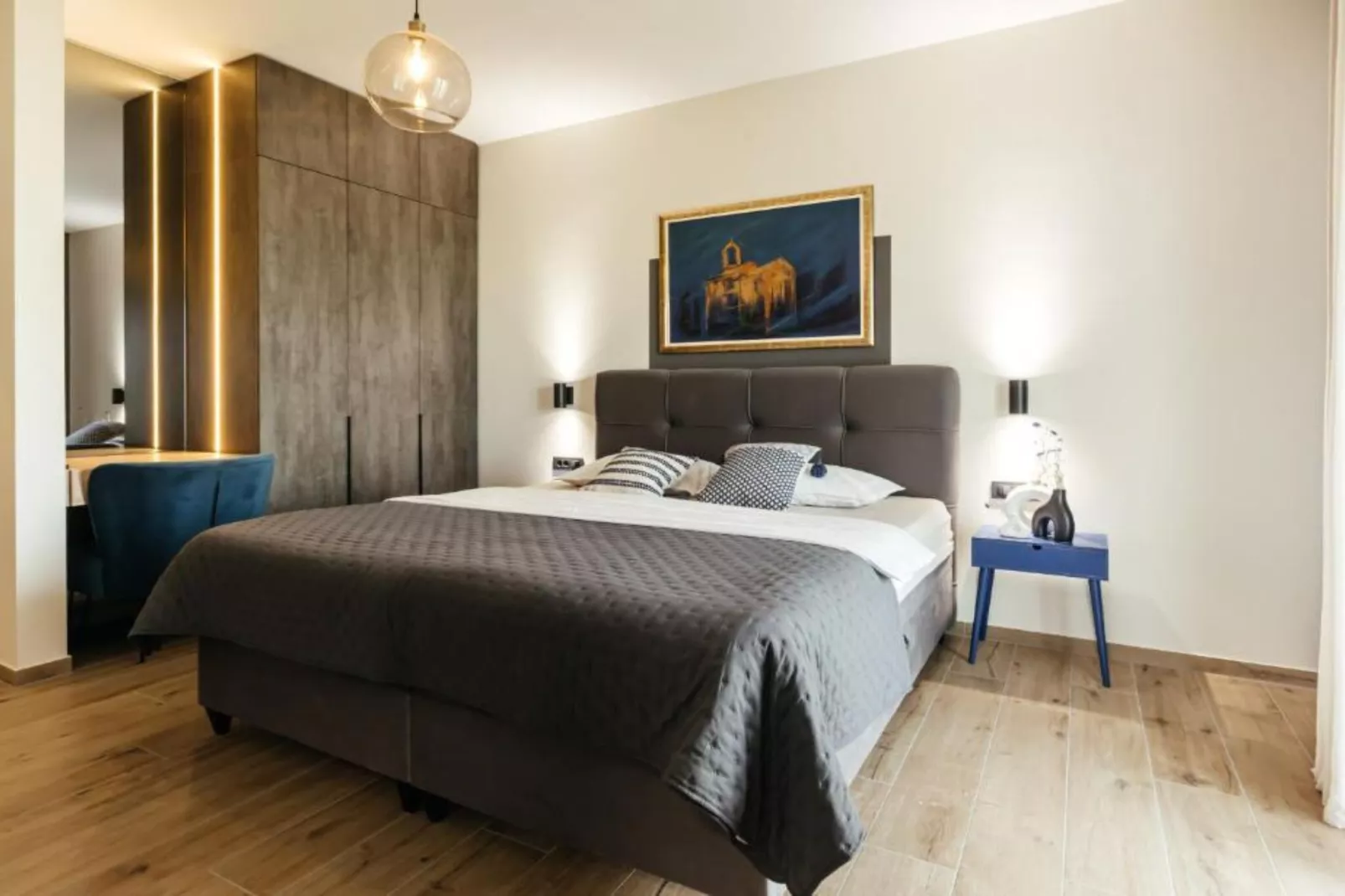 Luxury Villa Lara with Heated Pool, Hot-Tub and Sauna - Six Bedroom Villa with Pool-Slaapkamer