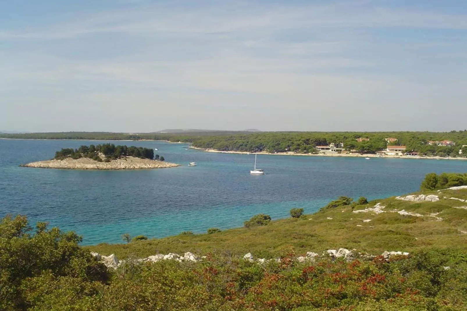 Apartments A&N Pakoštane - One Bedroom Apartment with Sea View and Balcony (A1)-Buitenlucht