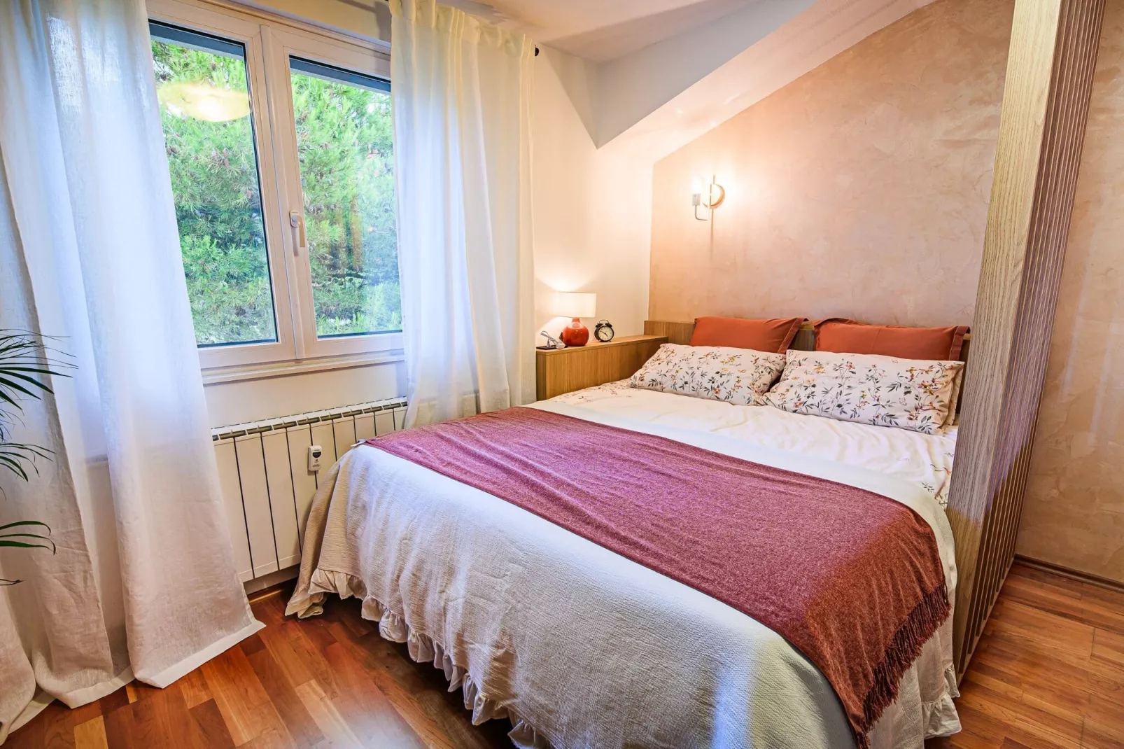 Elegant and Scenic Peaceful Apartments Portoroz - One Bedroom Apartment with Terrace-Slaapkamer