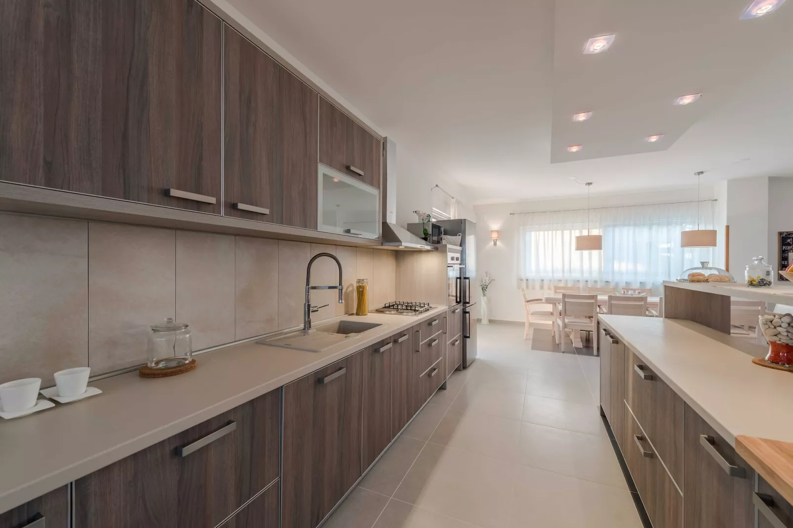 Luxury Escape with Swimming Pool & Modern Design - Deluxe Four Bedroom Villa with Sea View and Private Pool (Villa 5)-Keuken