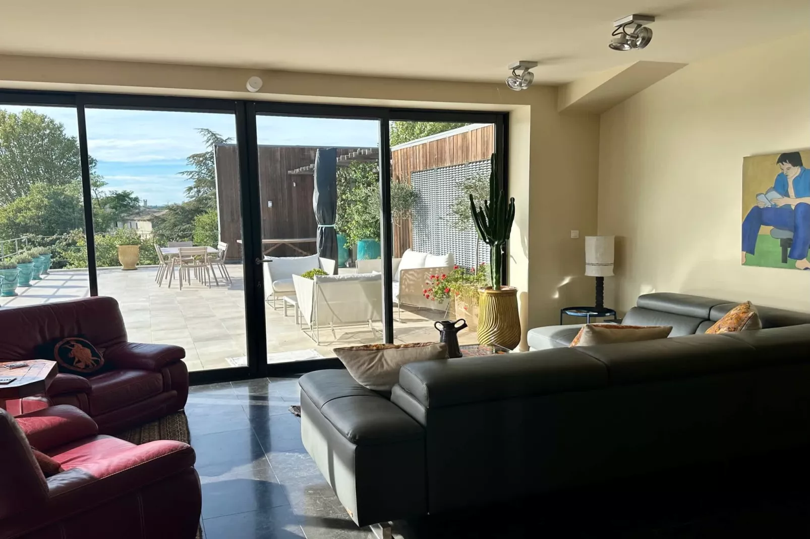 L' Olivette-Woonkamer