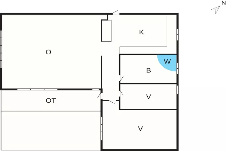 5 sterren vakantie huis in Skagen-Plattegrond