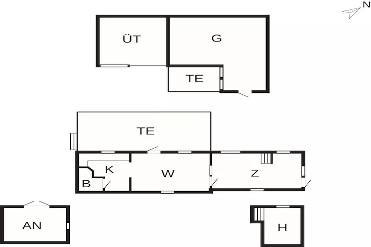 5 sterren vakantie huis in Sjællands Odde-Plattegrond
