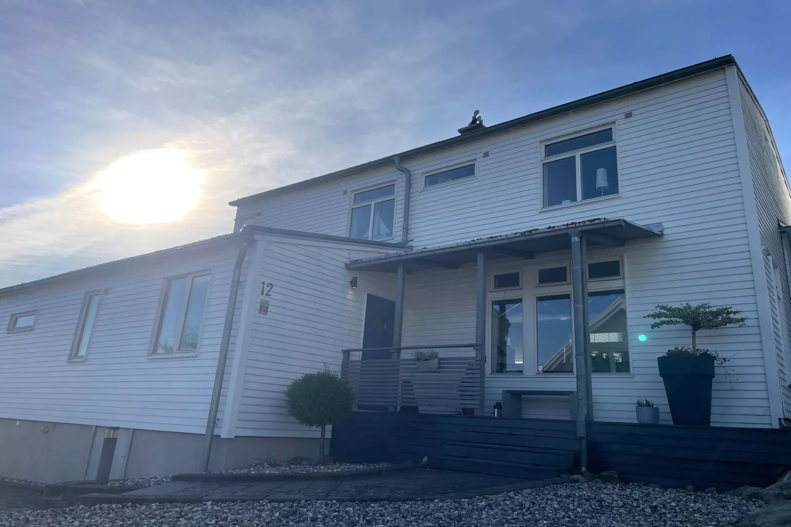 Kustwoning in Sandvik met zwembad