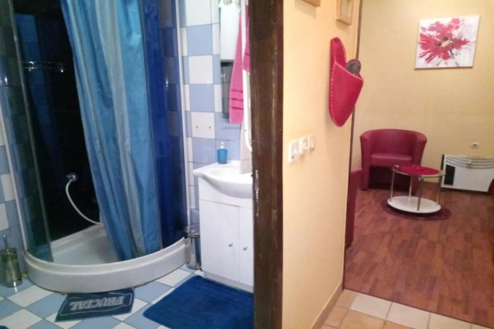 Rooms Zeko - Comfort Double Room with Terrace and Kitchenette-Badkamer