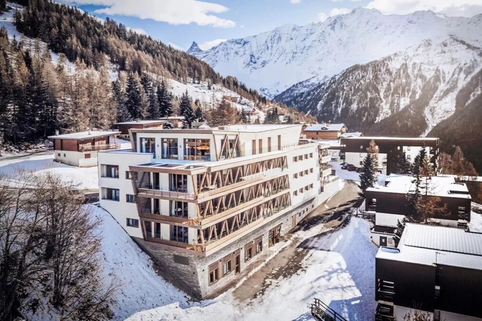 PLAN PEISEY Le Quartz A24S-Gebied winter 5km