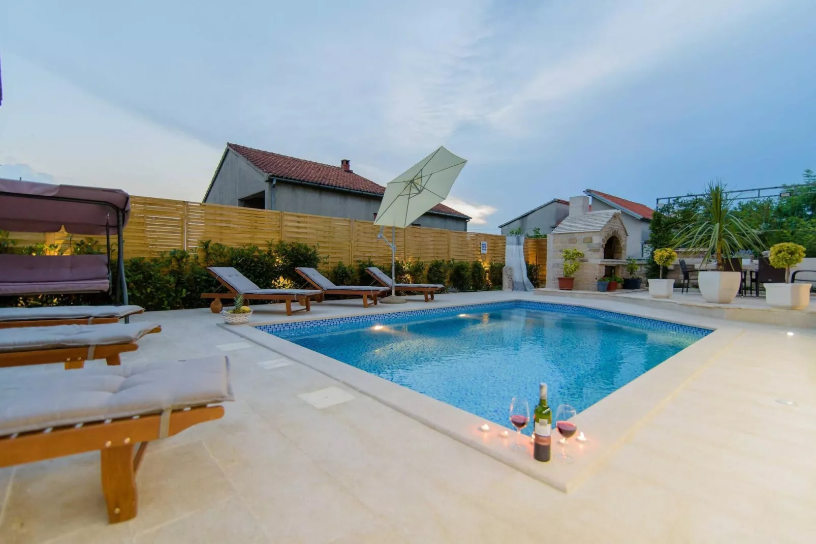 Penthouse apartment Zadar-Zwembad