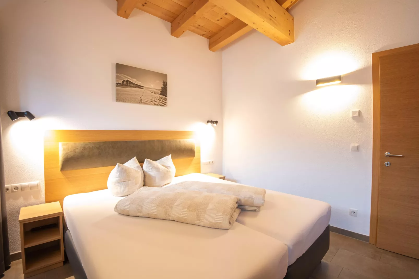 Residenz Edelalm - Penthouse-Slaapkamer