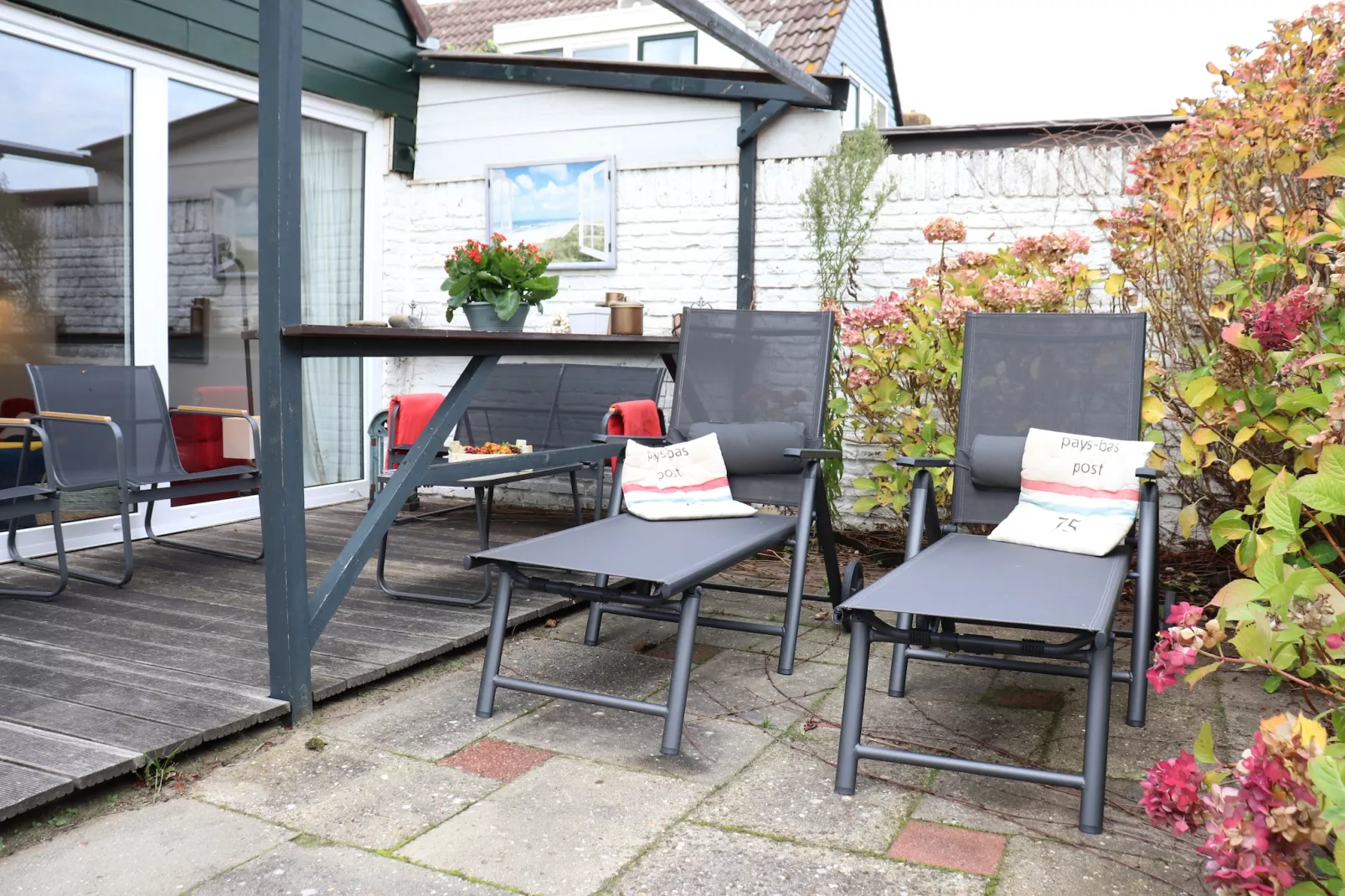 Marie aan Zee-Terrasbalkon