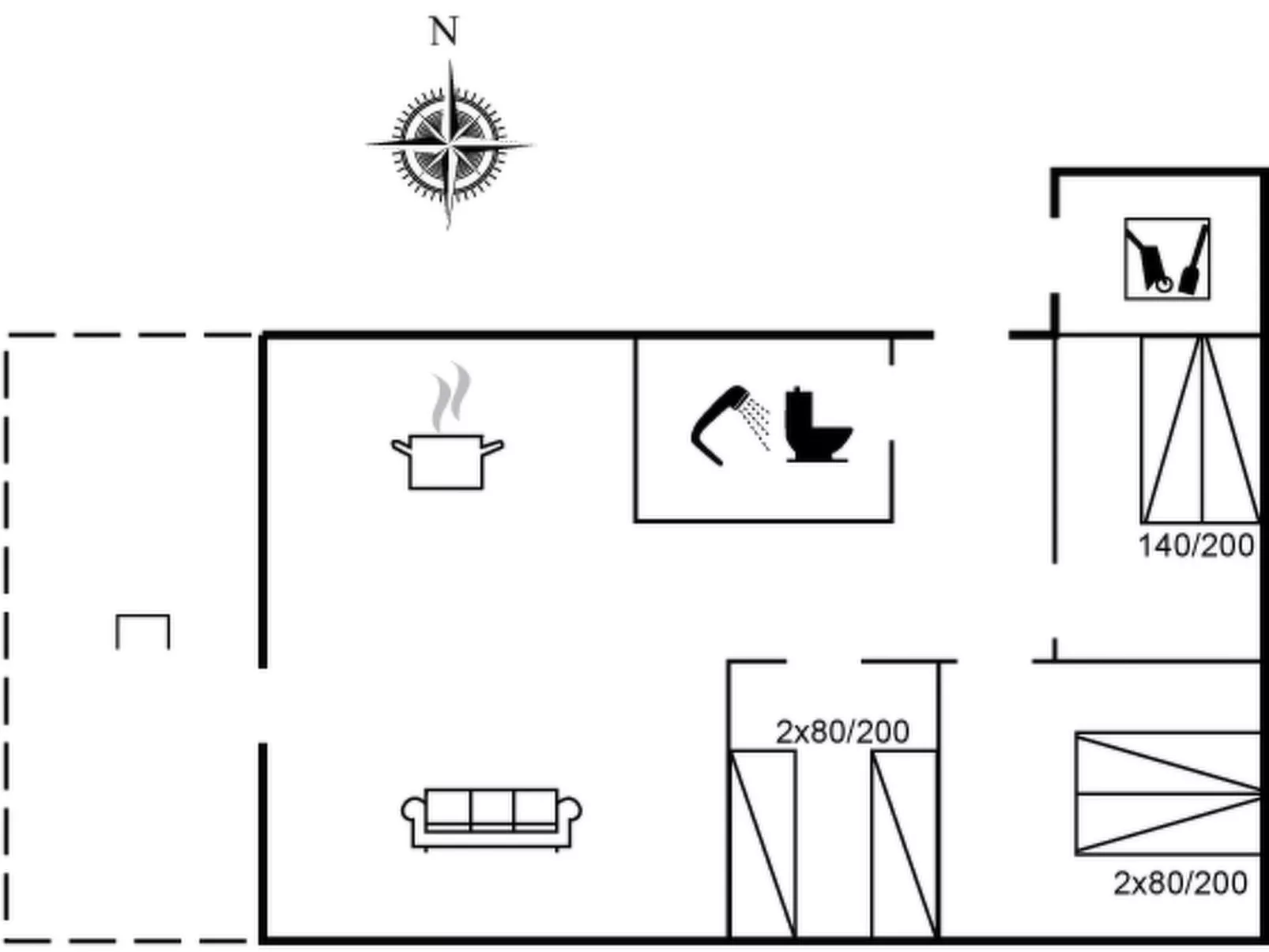 "Clarissa" - 300m from the sea-Binnen