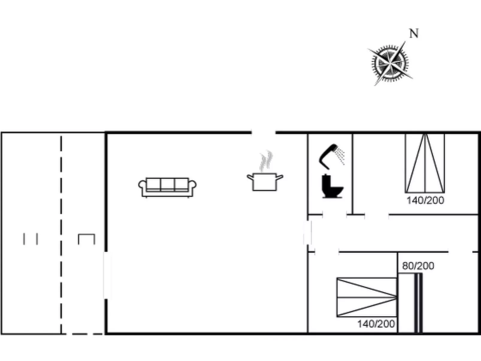 "Umen" - 300m from the sea-Binnen