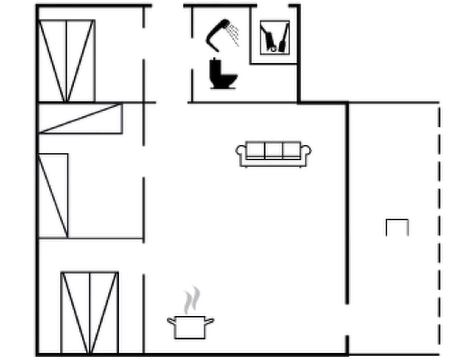 "Yngve" - 56.5km from the sea-Binnen