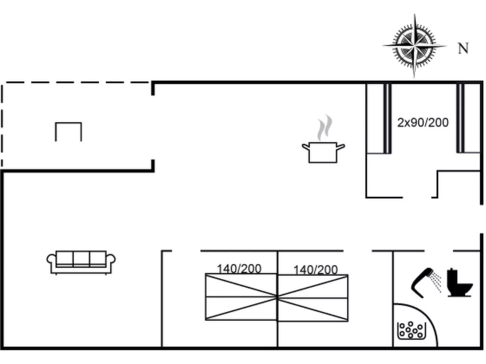 "Bertram" - 1.9km from the sea-Binnen