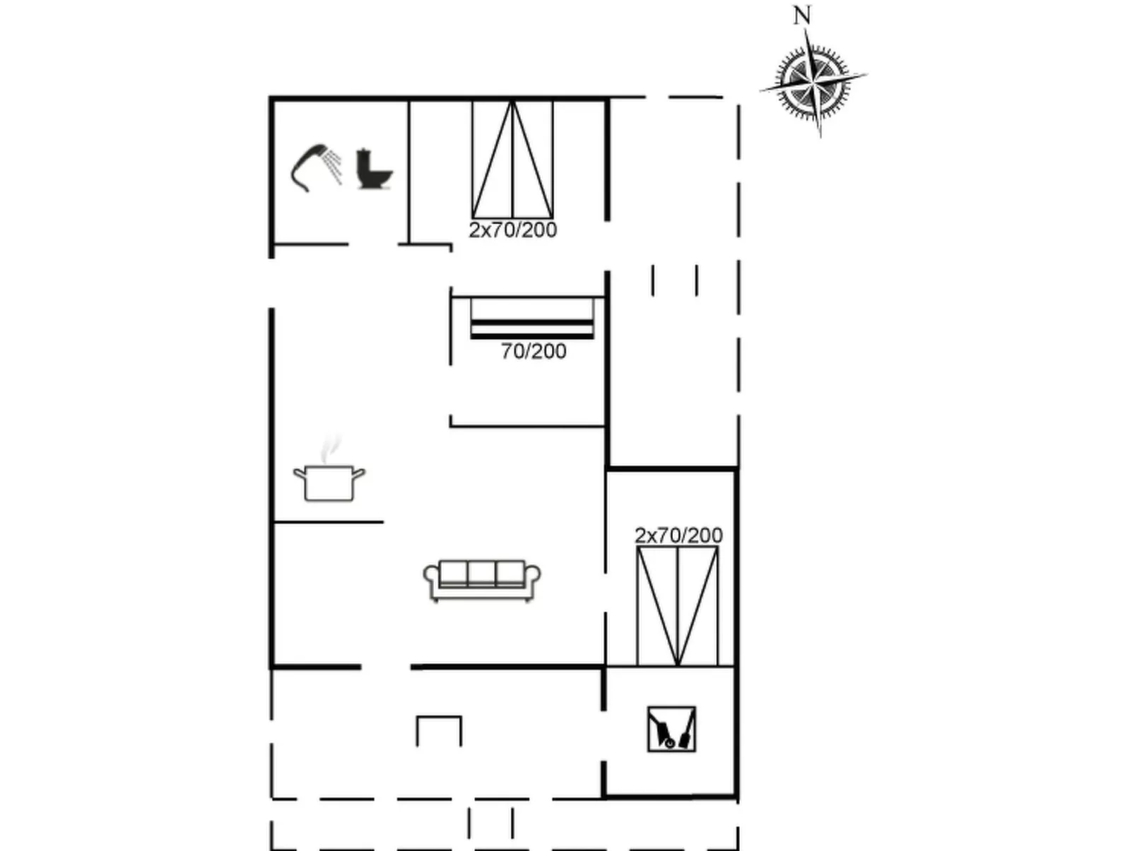 "Anthonia" - 1.6km from the sea-Binnen