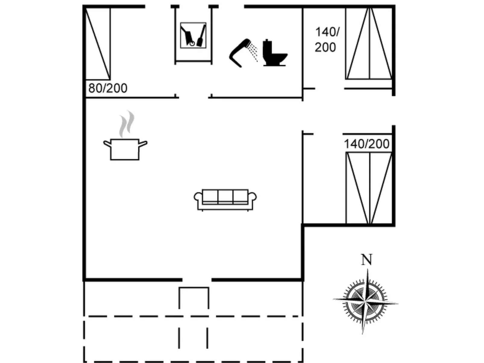 "Iskra" - 900m from the sea-Binnen