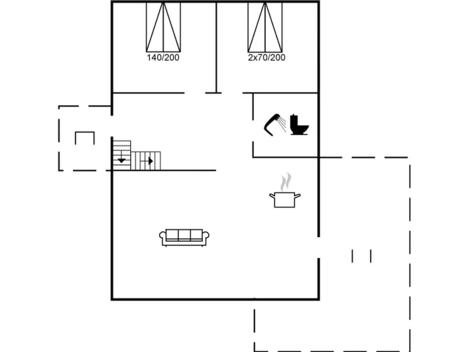 "Spurgh" - 250m from the sea-Binnen