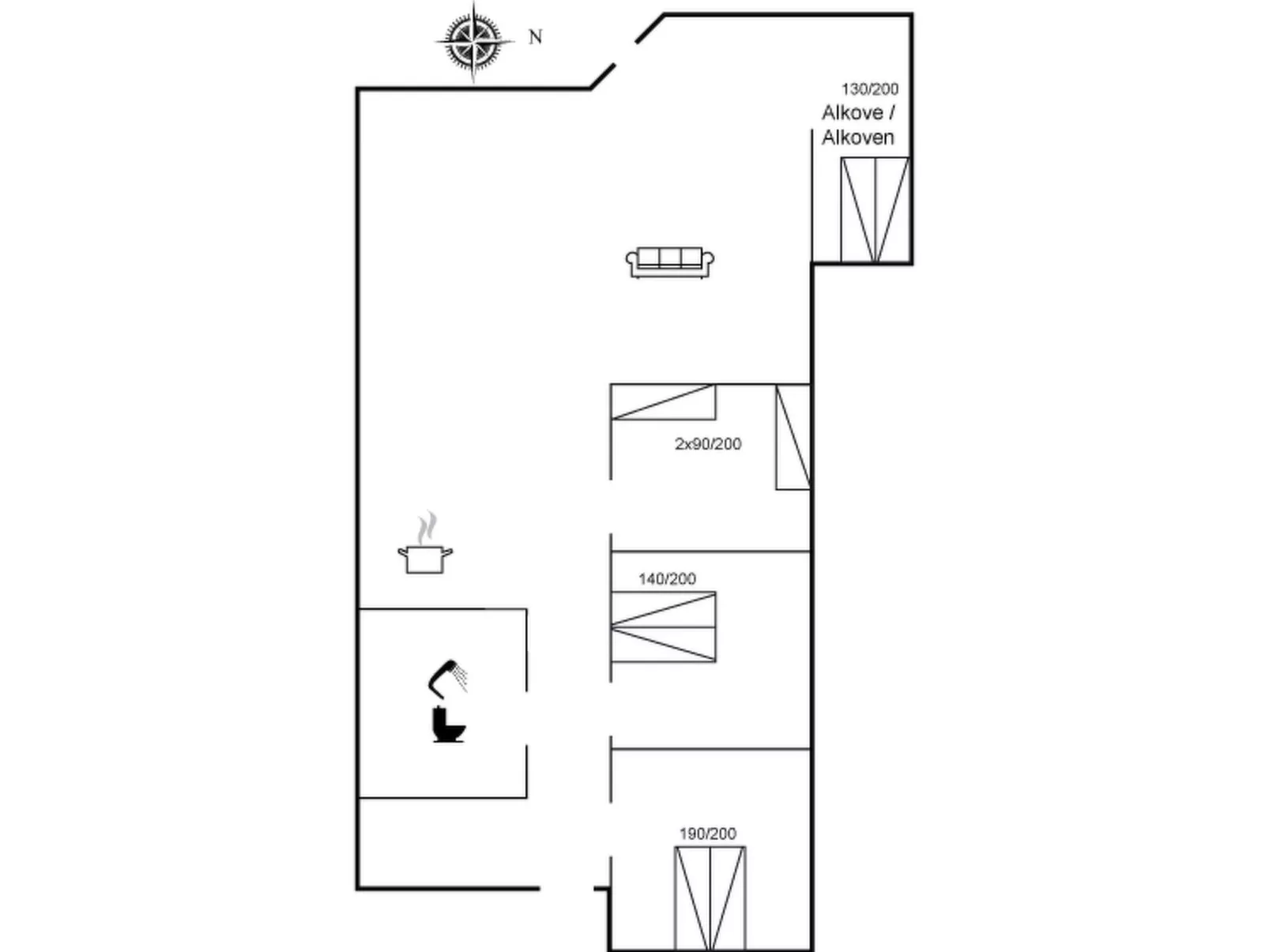 "Lilia" - 900m from the sea-Binnen