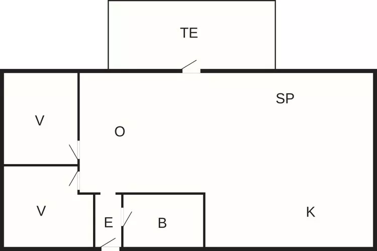 5 persoons vakantie huis in Thisted-By Traum-Plattegrond