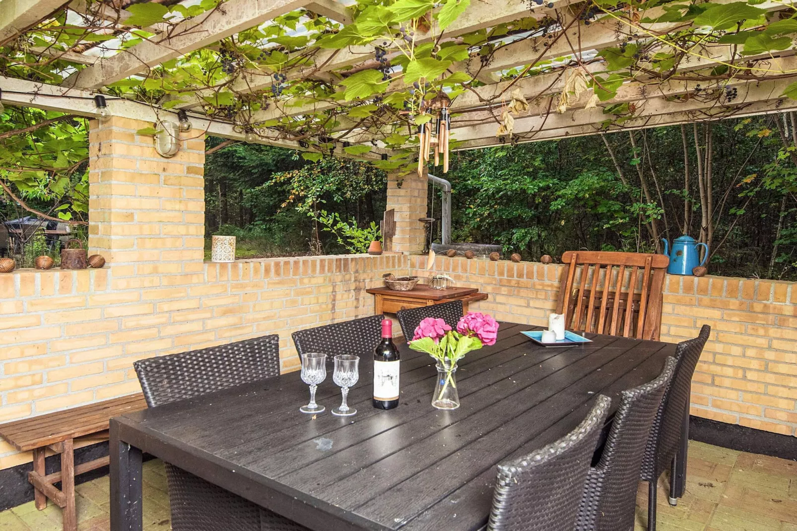 Natuurhuisje met terras van Gudena-Uitzicht