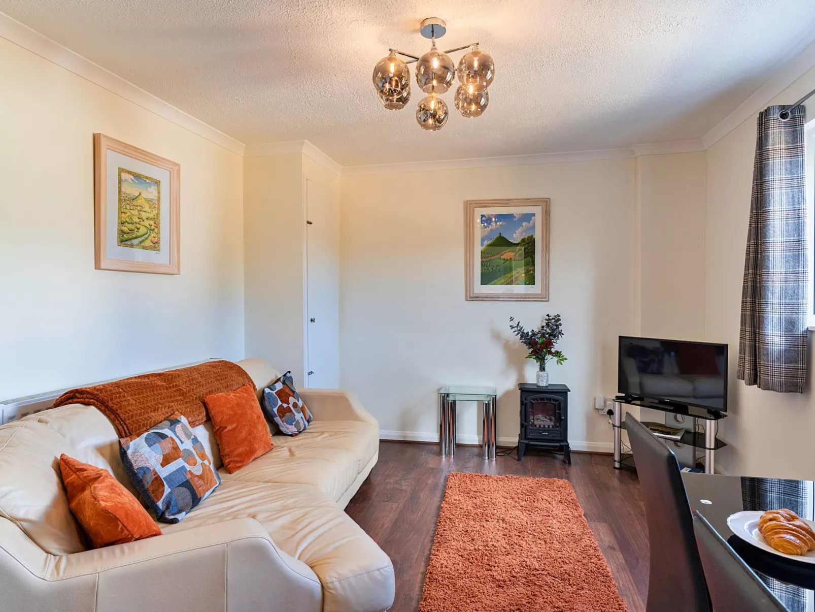 The Annexe at Rosebud Cottage-Binnen