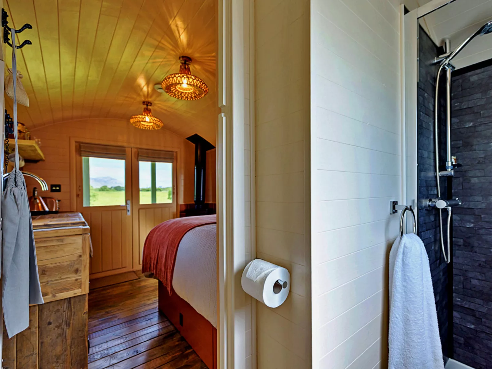 'Marared' Gypsy Hut-Binnen