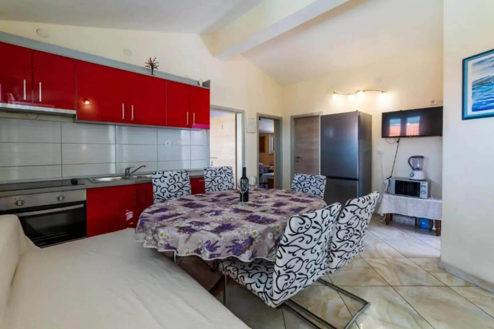 Apartments Ribarević - Three Bedroom Apartment With Terrace and Sea View-Buitenlucht