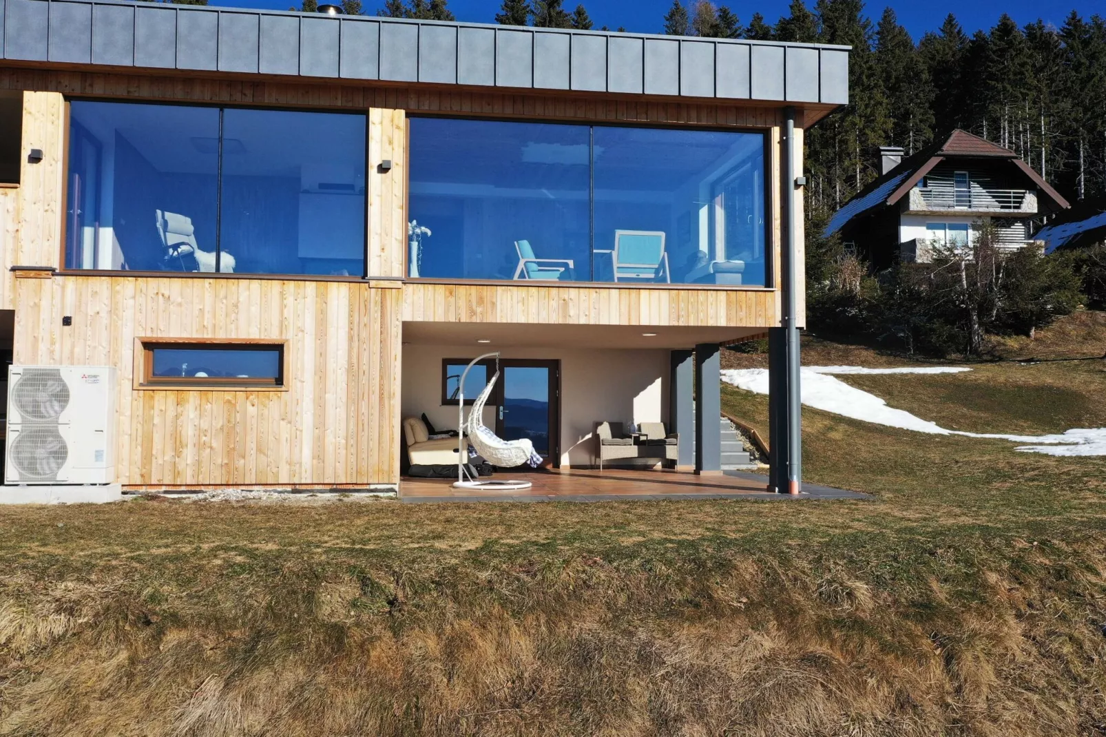 Mountain Vibrant and Timeless Apartment with Sauna - Studio Apartment with Terrace-Buitenlucht