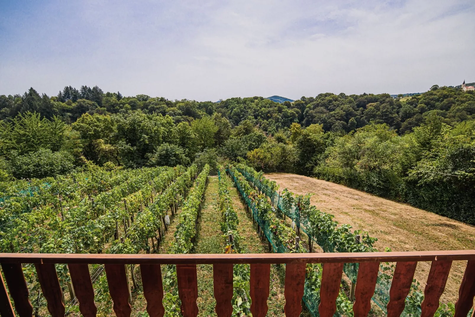 Harvest Horizon Holiday Home with Sauna - One Bedroom Holiday Home-Terrasbalkon