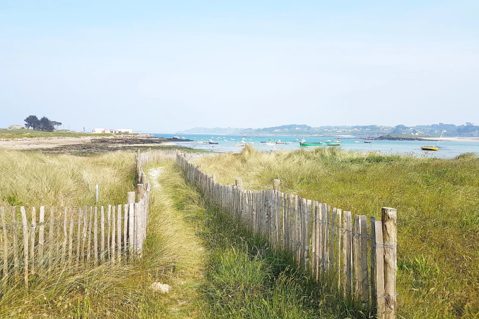 Doppelhaushälfte in Plouguerneau-Gebieden zomer 1km