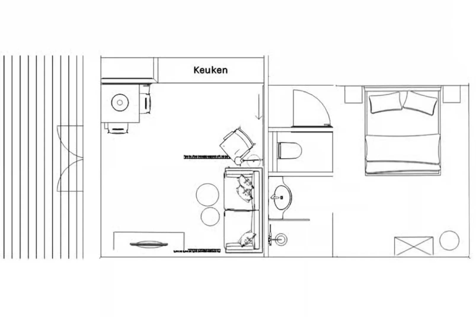 Plein 40 Lodge 3 - Plattegrond
