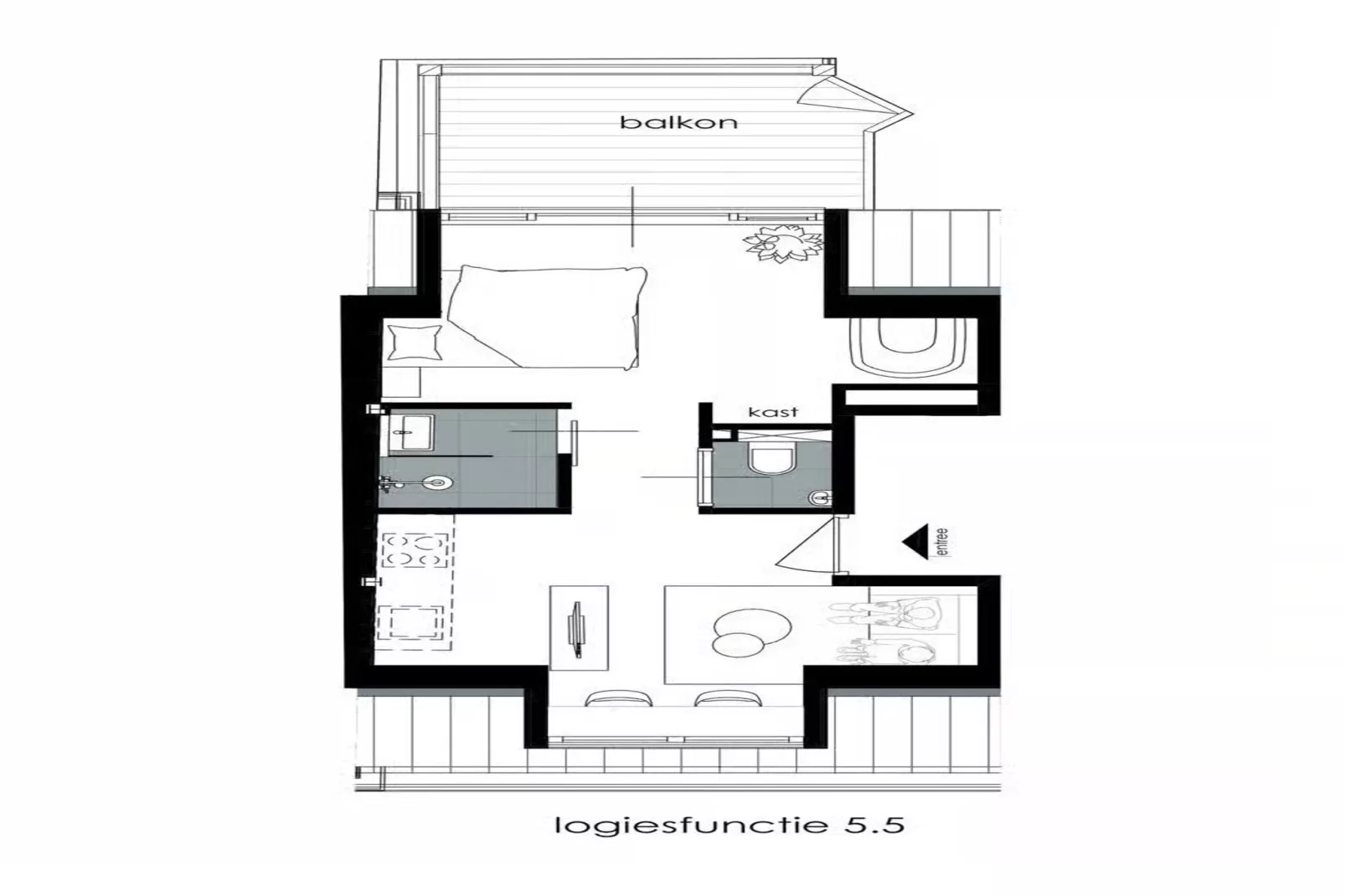 Plein 40 Lodge 14 - New - Plattegrond