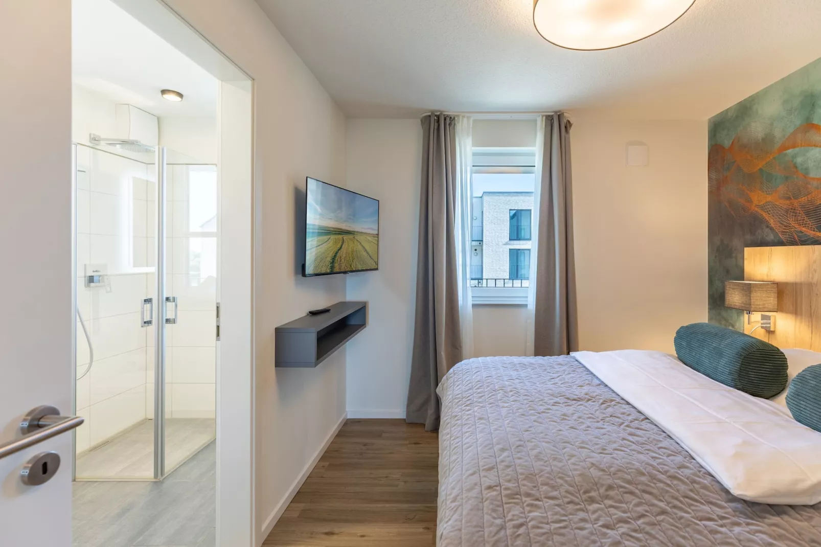 Sandbank de Luxe 7 auf Nordstrand-Slaapkamer